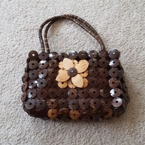 Handcrafted Vietnamese Coconut Chip Handbag